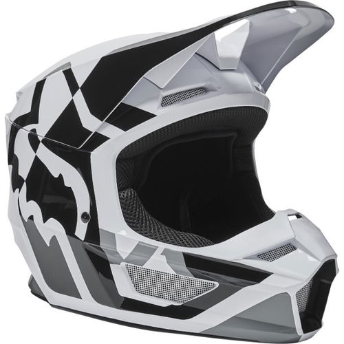 Fox V1 Lux Helmet Black White XS (53-54 cm)