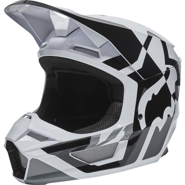 Fox V1 Lux Helmet Black White XS (53-54 cm)