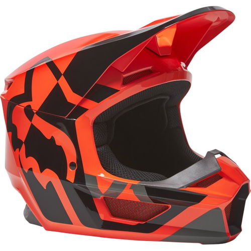 Fox V1 Lux Helmet Flo Orange XS (53-54 cm)