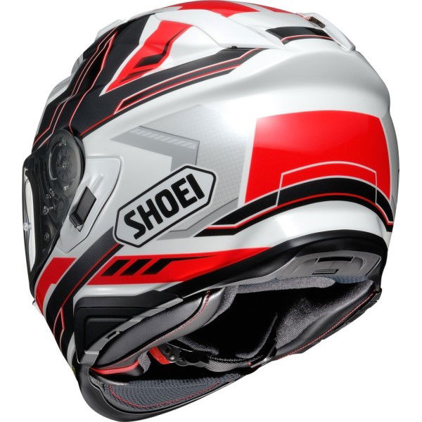 Shoei GT-Air II Aperture Helmet - White/Black/Red - FREE Delivery