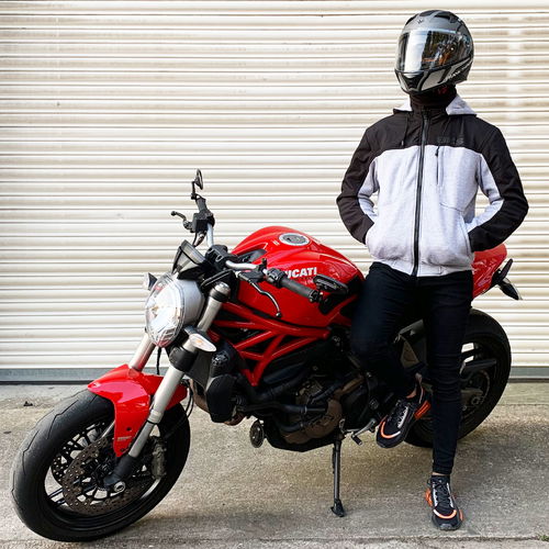 BKS Edge Hoody Black Grey Mens - S