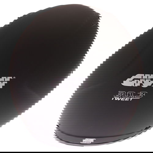 Givi 30.3 Tweet Matt Black Open Face Motorcycle Helmet Back                                                                                                                                                                                                    
