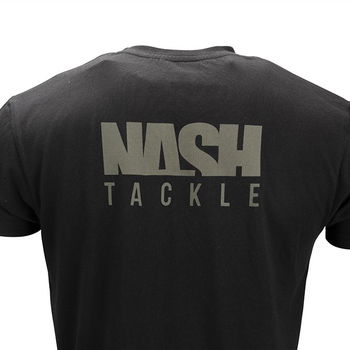 Nash Tackle T-Shirt Black Mens - S