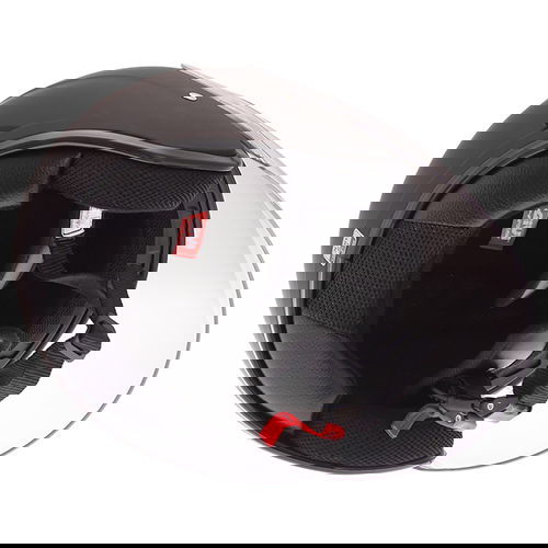 Givi 30.3 Tweet Matt Black Open Face Motorcycle Helmet Inside                                                                                                                                                                                                  