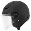 Givi 30.3 Tweet Matt Black Open Face Motorcycle Helmet Left Side                                                                                                                                                                                               