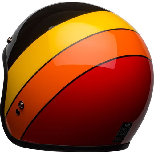 Bell Custom 500 Riff Helmet Black Yellow Orange Red XS (53-54 cm)