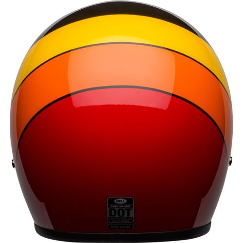 Bell Custom 500 Riff Helmet Black Yellow Orange Red XS (53-54 cm)