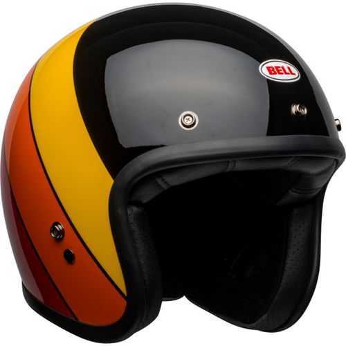 Bell Custom 500 Riff Helmet Black Yellow Orange Red XS (53-54 cm)