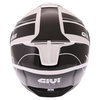 Givi X21 Challenger Globe White Black Flip Front Motorcycle Helmet Back                                                                                                                                                                                        