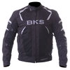 BKS Circuit Mesh Black Waterproof Textile Motorcycle Jacket Front                                                                                                                                                                                              