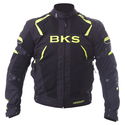 Circuit Mesh Textile Windproof Jacket Black Yellow
