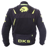 Circuit Mesh Textile Windproof Jacket Black Yellow