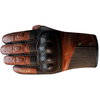 Racer Dante Brown Motorcycle Gloves Back                                                                                                                                                                                                                       