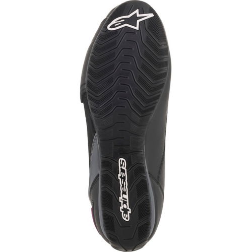 Alpinestars Faster-3 Drystar Ladies Black Fuchsia Motorcycle Shoes Sole                                                                                                                                                                                        