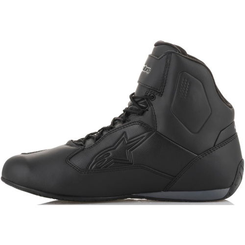 Alpinestars Faster-3 Drystar Ladies Black Fuchsia Motorcycle Shoes Inside Leg                                                                                                                                                                                  