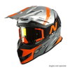 Nitro MX700 Recoil Junior Helmet Silver Black Gun Orange Kids - M (50 cm)