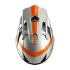 Nitro MX700 Recoil Junior Helmet Silver Black Gun Orange Kids - M (50 cm)