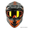 Nitro MX700 Recoil Junior Helmet Silver Black Gun Orange Kids - M (50 cm)