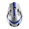 Nitro MX700 Recoil Junior Helmet Silver Black Gun Blue Kids - M (50 cm)
