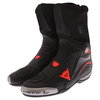 Dainese Axial D1 Pair Black White Lava Red Motorcycle Track Boots                                                                                                                                                                                              