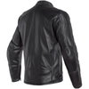 Dainese Bardo Black Leather Motorcycle Jacket Back                                                                                                                                                                                                             