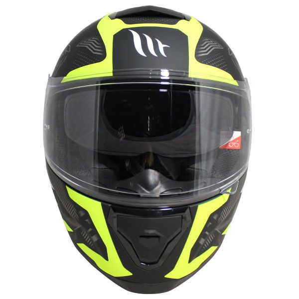 MT Thunder 3 Fractal Helmet Matt Black Grey Fluo S (55-56 cm)