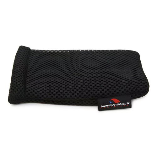 North Beach Galjeon Matt Black Blue Mirror One size