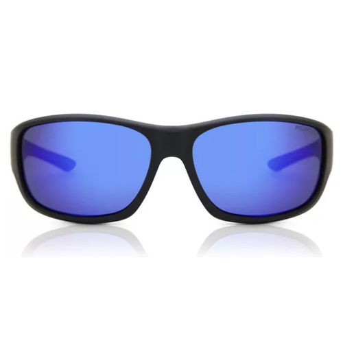 North Beach Galjeon Matt Black Blue Mirror One size