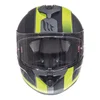 MT Rapide Overtake Helmet Matt Black Fluo Yellow S (55-56 cm)