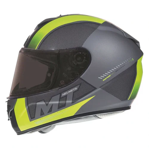 MT Rapide Overtake Helmet Matt Black Fluo Yellow S (55-56 cm)