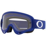 O Frame MX Goggles Moto Blue Clear Lens