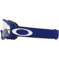 O Frame MX Goggles Moto Blue Clear Lens