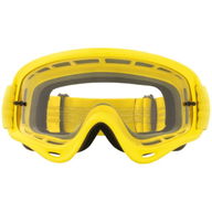 O Frame MX Goggles Moto Yellow Clear Lens