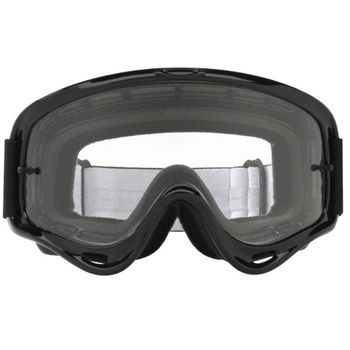 Oakley XS O Frame MX Goggle Jet Black Clear Lens No Size