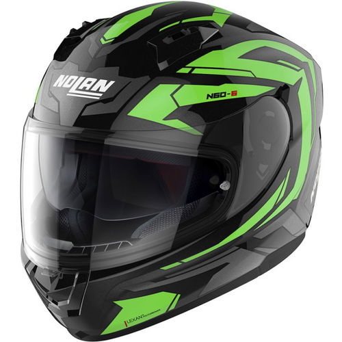 Nolan N60-6 Anchor Helmet Metal Black Green 024