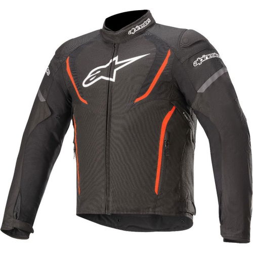Alpinestars T-Jaws V3 Waterproof Jacket Black Red Fluo