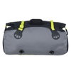 Oxford Products Aqua T-30 Black Grey Fluo Waterproof Motorcycle Roll Bag Back                                                                                                                                                                                  