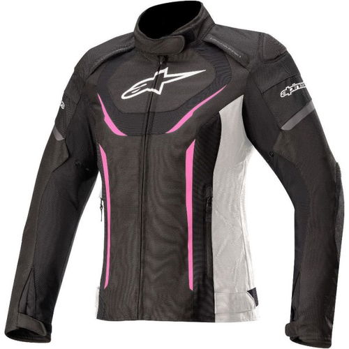 Alpinestars Stella T-Jaws V3 Waterproof Jacket Black White Fuchsia