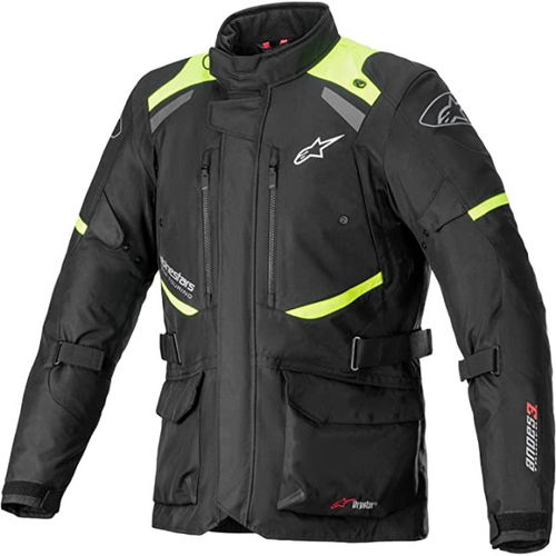 Alpinestars Andes V3 Drystar Jacket Black Yellow Fluo Mens - S