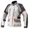 Alpinestars Stella Andes V3 Drystar Jacket Ice Grey Dark Grey Black Coral Ladies - S