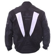 Mesh Jacket Black White