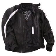 Mesh Jacket Black White