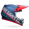 Bell MX-9 Mips Adult Helmet Offset Matt Metallic Blue White No Size