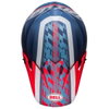 Bell MX-9 Mips Adult Helmet Offset Matt Metallic Blue White No Size