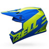Bell MX-9 Mips Adult Helmet Disrupt Matt Classic Blue Hi Viz Yello No Size