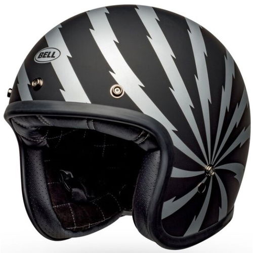 Bell Custom 500 STD Adult Helmet Vertigo Black Silver No Size