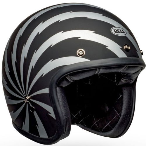 Bell Custom 500 STD Adult Helmet Vertigo Black Silver No Size
