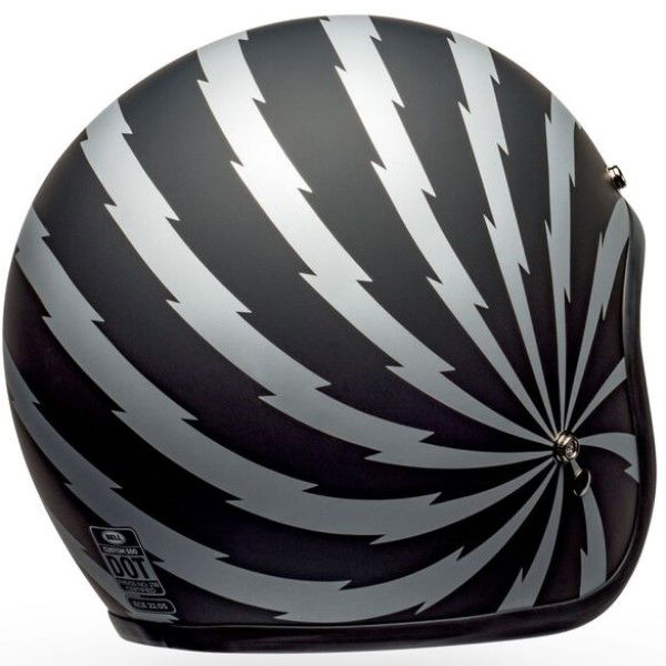 Bell Custom 500 STD Adult Helmet Vertigo Black Silver No Size