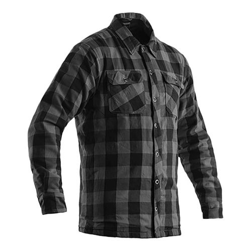 RST Lumberjack CE Shirt Grey Check Mens - XS - 38