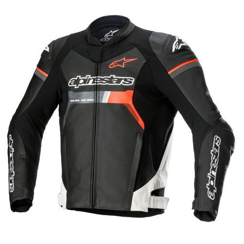 Alpinestars GP Force Jacket Black White Red Flu Mens - 40